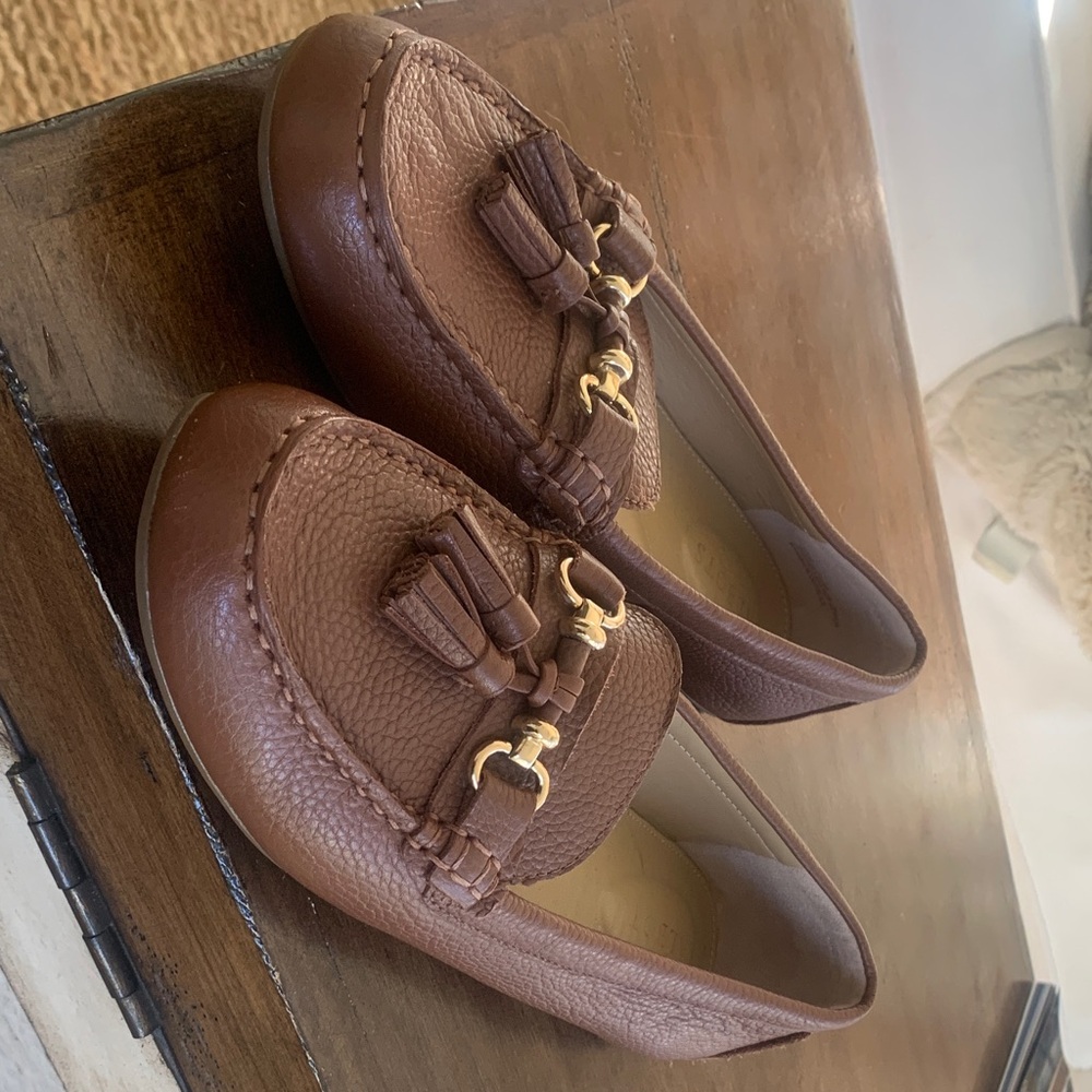 Talbots Brown Leather Loafers